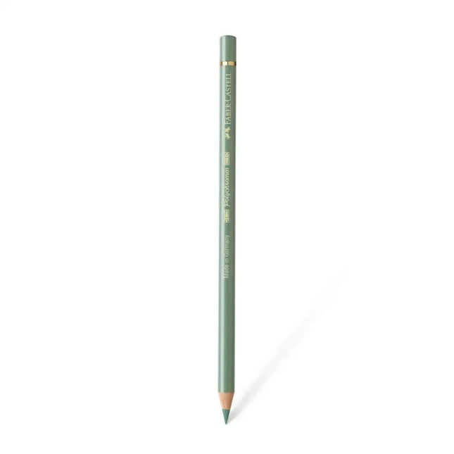 Faber Castell Polychromos Colour Pencil - Single Pencil - Green Colour Shades - Earth Green - Colour Pencil