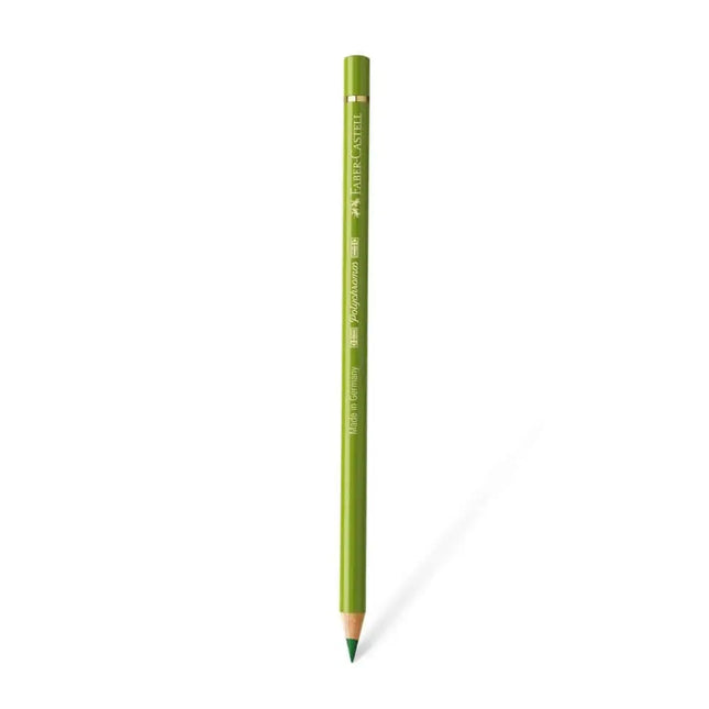 Faber Castell Polychromos Colour Pencil - Single Pencil - Green Colour Shades - Earth Green Yellowish - Colour Pencil