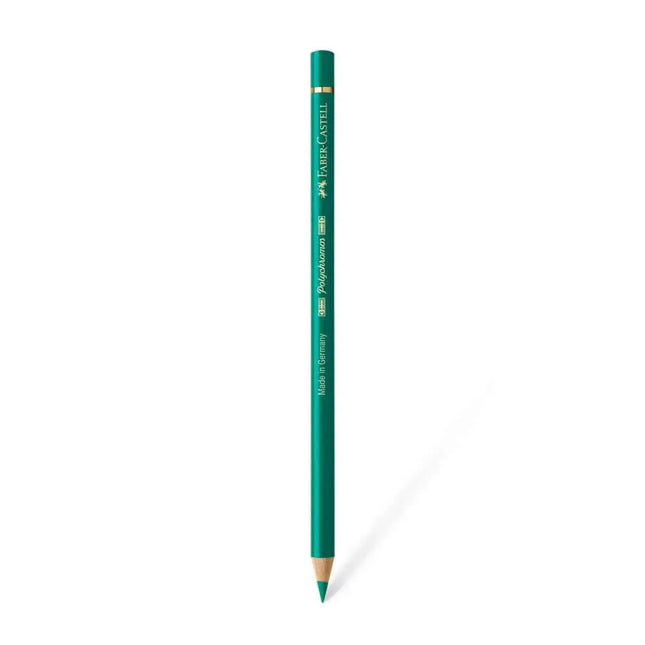 Faber Castell Polychromos Colour Pencil - Single Pencil - Green Colour Shades - Phthalo Green - Colour Pencil