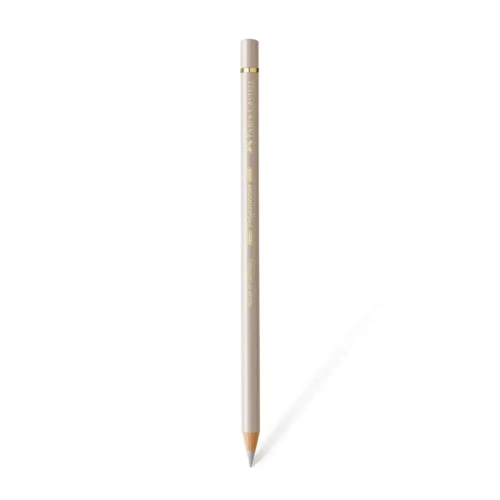 Faber Castell Polychromos Colour Pencil - Single Pencil - Grey Colour Shades - Warm Grey II - Colour Pencil