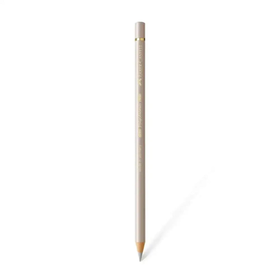 Faber Castell Polychromos Colour Pencil - Single Pencil - Grey Colour Shades - Warm Grey III - Colour Pencil