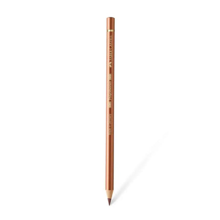 Faber Castell Polychromos Colour Pencil - Single Pencil - Metallic Colour Shades - Copper - Colour Pencil