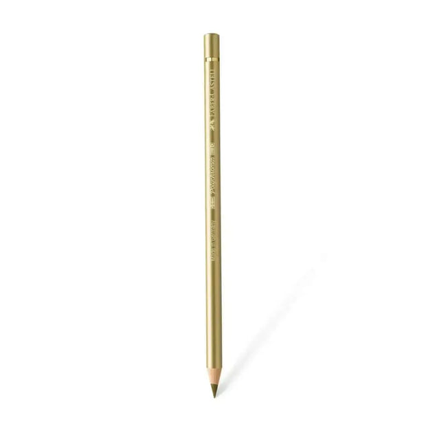 Faber Castell Polychromos Colour Pencil - Single Pencil - Metallic Colour Shades - Gold - Colour Pencil