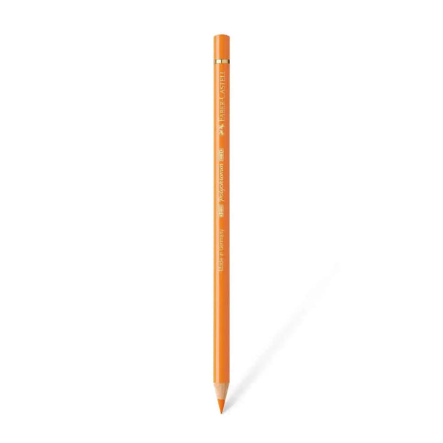 Faber Castell Polychromos Colour Pencil - Single Pencil - Orange Shades - Cadmium Orange - Colour Pencil
