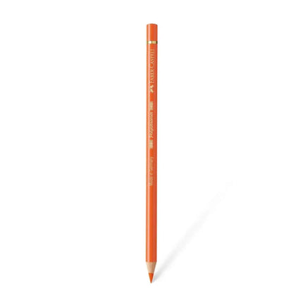 Faber Castell Polychromos Colour Pencil - Single Pencil - Orange Shades - Orange Glaze - Colour Pencil