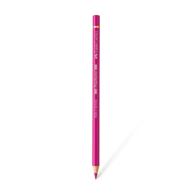 Faber Castell Polychromos Colour Pencil - Single Pencil - Pink Colour Shades - Fuchsia - Colour Pencil