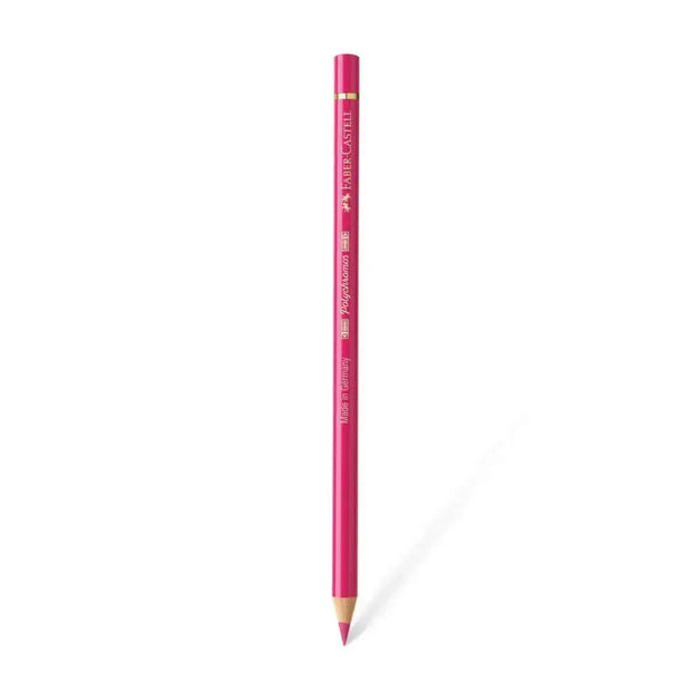 Faber Castell Polychromos Colour Pencil - Single Pencil - Pink Colour Shades - Rose Carmine - Colour Pencil