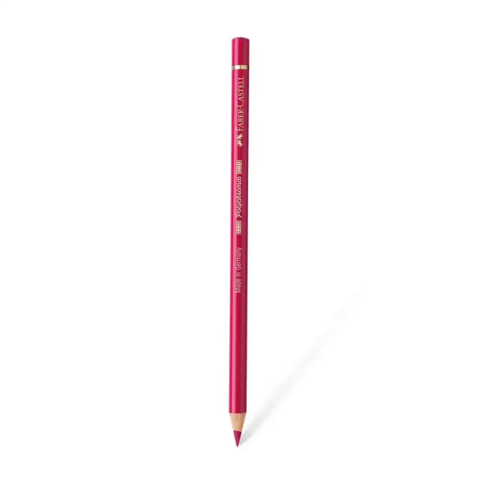 Faber Castell Polychromos Colour Pencil - Single Pencil - Red Shades - Alizarin Crimson - Colour Pencil