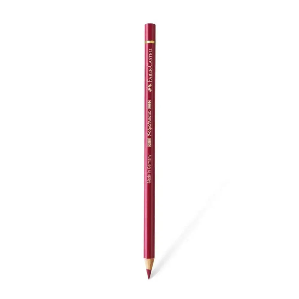 Faber Castell Polychromos Colour Pencil - Single Pencil - Red Shades - Dark Red - Colour Pencil