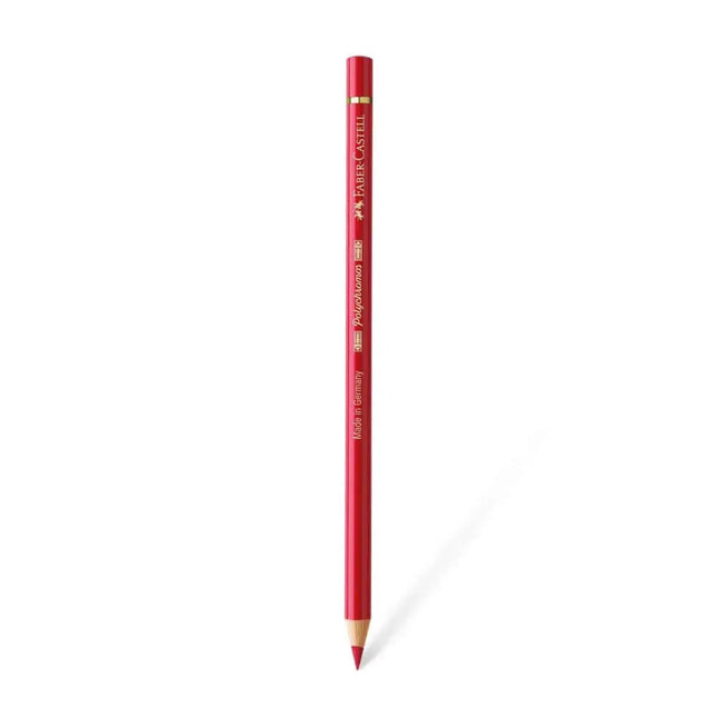 Faber Castell Polychromos Colour Pencil - Single Pencil - Red Shades - Deep Scarlet Red - Colour Pencil