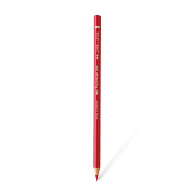 Faber Castell Polychromos Colour Pencil - Single Pencil - Red Shades - Deep Scarlet Red - Colour Pencil