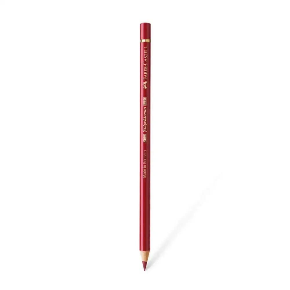 Faber Castell Polychromos Colour Pencil - Single Pencil - Red Shades - Middle Cadmium Red - Colour Pencil