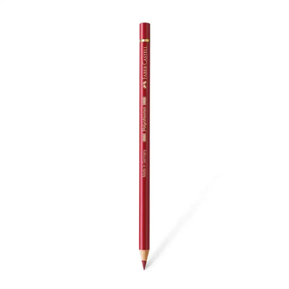 Faber Castell Polychromos Colour Pencil - Single Pencil - Red Shades - Middle Cadmium Red - Colour Pencil