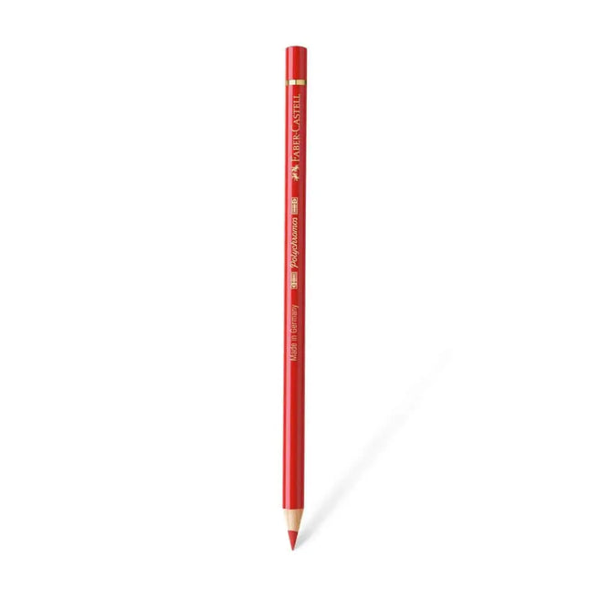 Faber Castell Polychromos Colour Pencil - Single Pencil - Red Shades - Scarlet Red - Colour Pencil