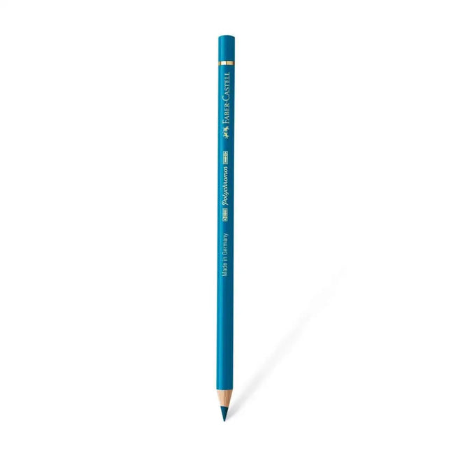 Faber Castell Polychromos Colour Pencil - Single Pencil - Turquoise Colour Shades - Cobalt Turquoise - Colour Pencil