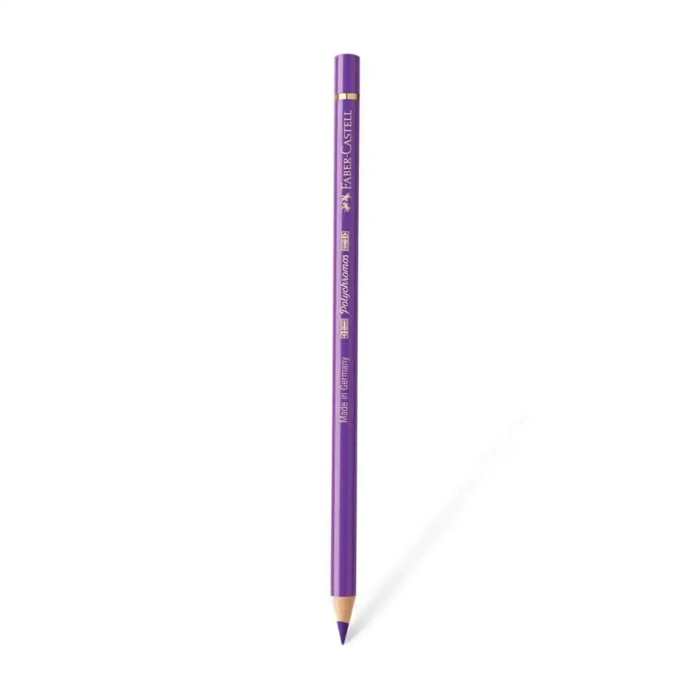 Faber Castell Polychromos Colour Pencil - Single Pencil - Violet Colour Shades - Violet - Colour Pencil