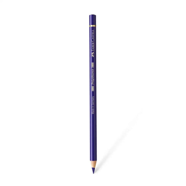 Faber Castell Polychromos Colour Pencil - Single Pencil - Violet Colour Shades - Delft Blue - Colour Pencil
