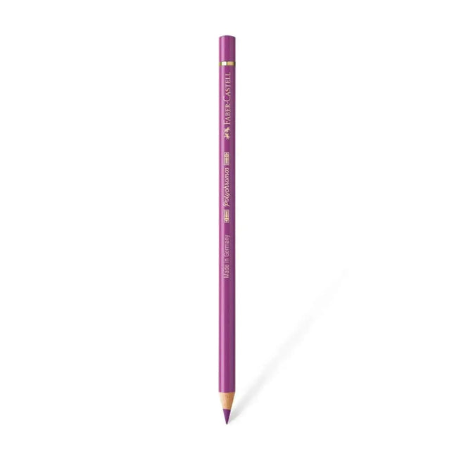 Faber Castell Polychromos Colour Pencil - Single Pencil - Violet Colour Shades - Light Red Violet - Colour Pencil