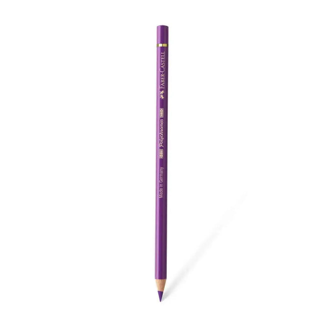 Faber Castell Polychromos Colour Pencil - Single Pencil - Violet Colour Shades - Manganese Violet - Colour Pencil