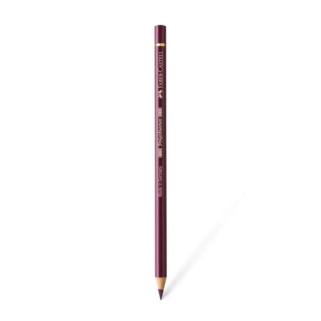 Faber Castell Polychromos Colour Pencil - Single Pencil - Violet Colour Shades - Red Violet - Colour Pencil