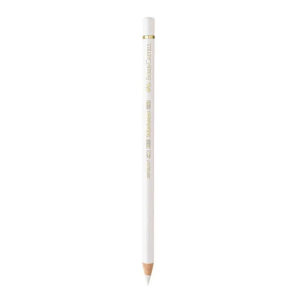 Faber Castell Polychromos Colour Pencil - Single Pencil - White Colour Shades - White - Colour Pencil