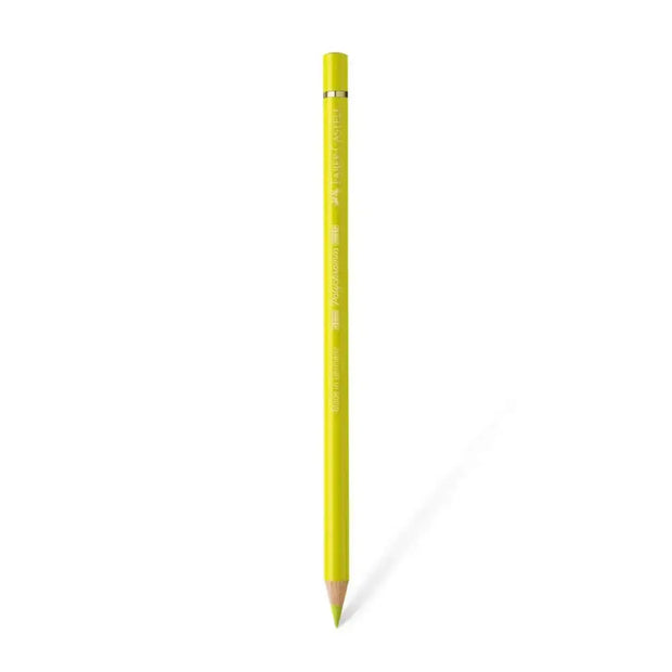 Faber Castell Polychromos Colour Pencil - Single Pencil - Yellow Shades - Cadmium Yellow Lemon - Colour Pencil