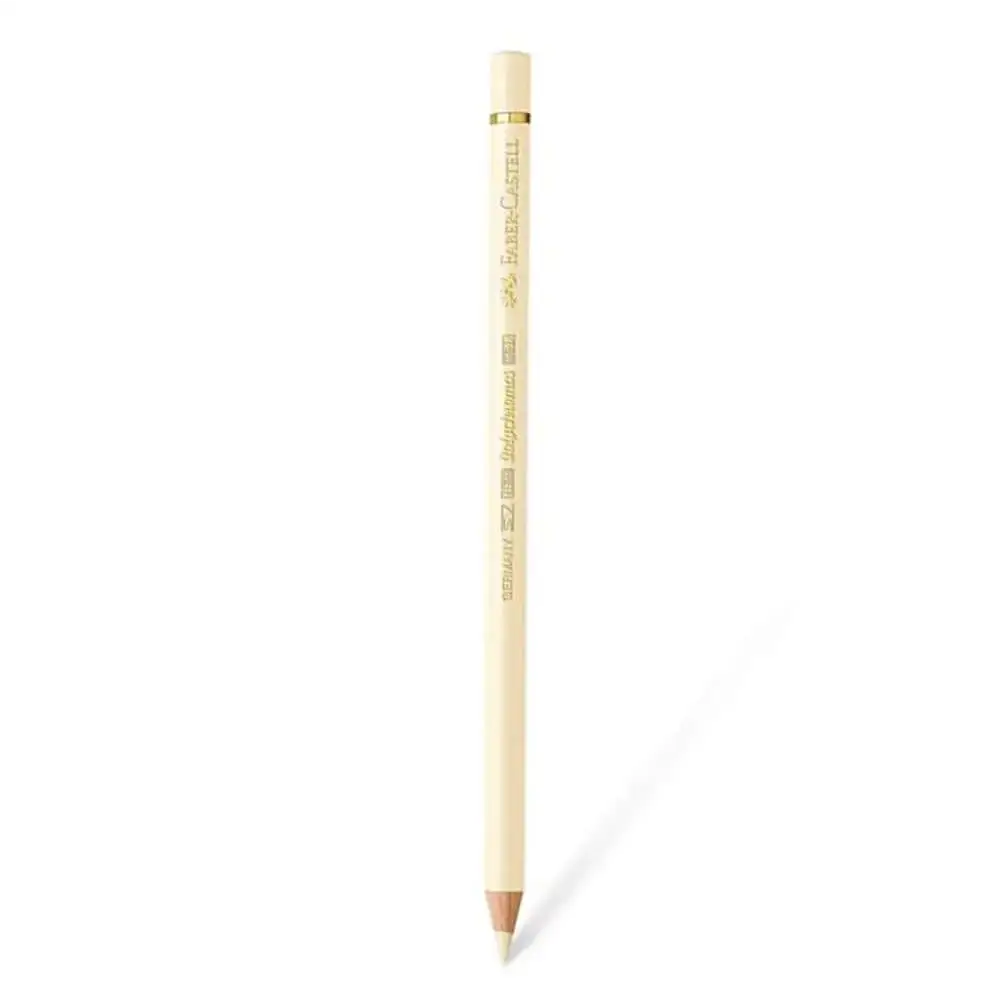 Faber Castell Polychromos Colour Pencil - Single Pencil - Yellow Shades - Ivory - Colour Pencil