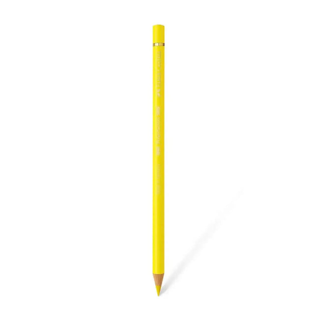 Faber Castell Polychromos Colour Pencil - Single Pencil - Yellow Shades - Light Cadmium Yellow - Colour Pencil