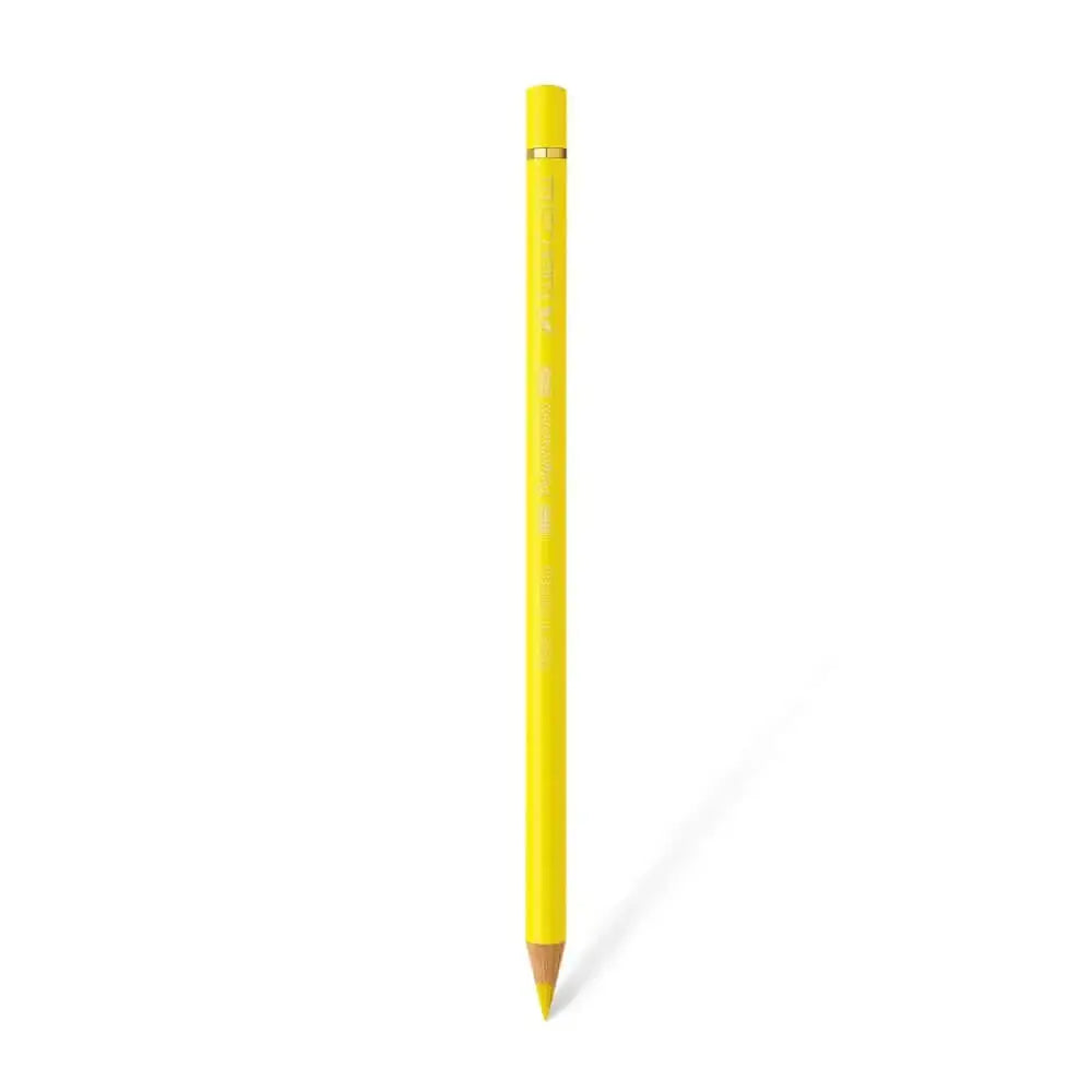 Faber Castell Polychromos Colour Pencil - Single Pencil - Yellow Shades - Light Cadmium Yellow - Colour Pencil