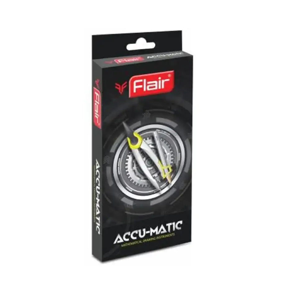 Flair Accu-Matic Mathematical Drawing Instruments Box - Geometry Box
