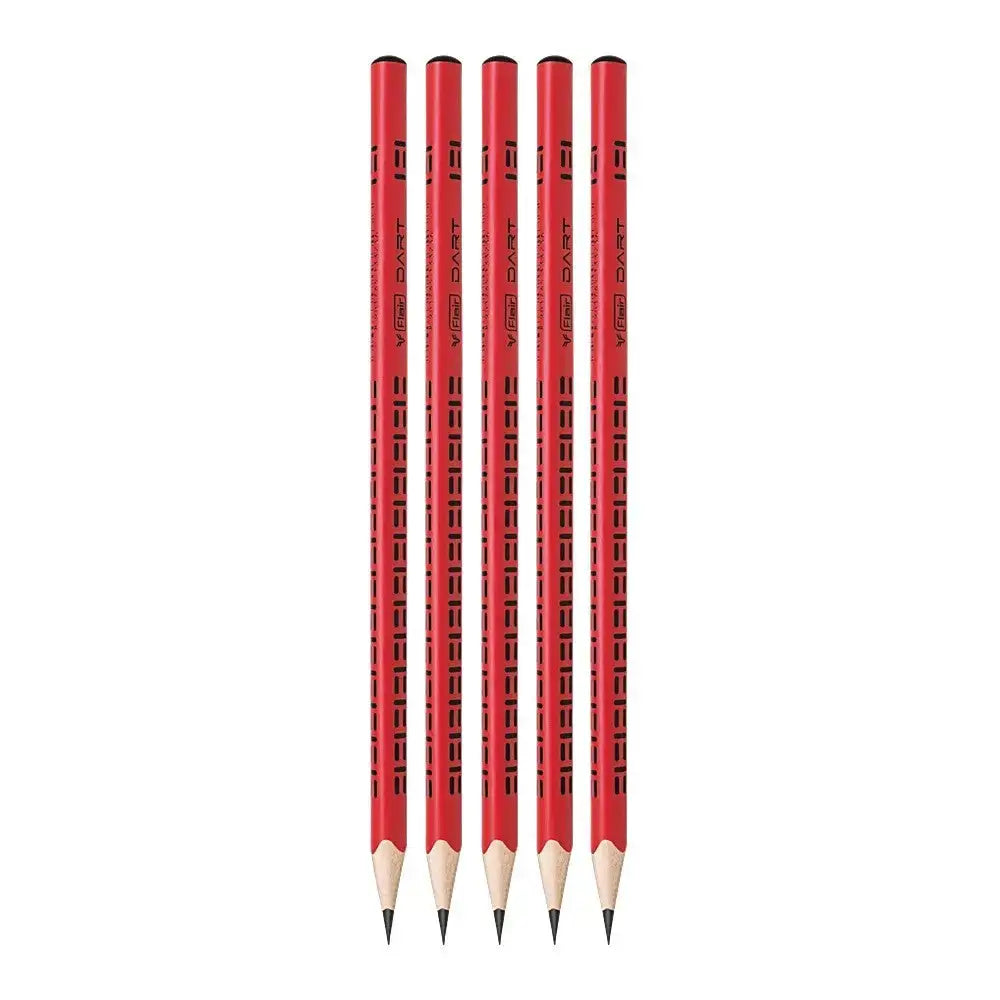 Flair Creative Dart Extra Dark Pencils | Includes Eraser and Sharpener - 50 - Pencils