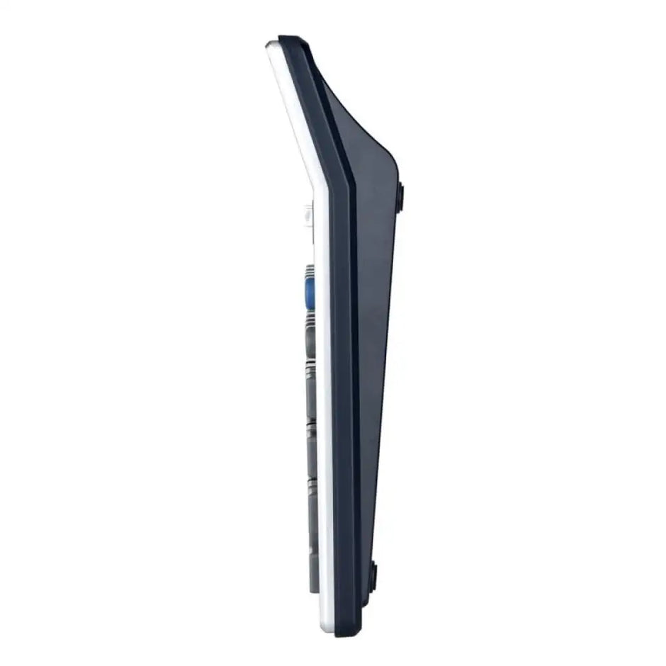 Flair FC-309BL 12 Digits Desktop Calculator side view showcasing its sleek design.