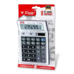 Flair FC-309BL 12 Digits Desktop Calculator on packaging with dual power and intuitive key layout.