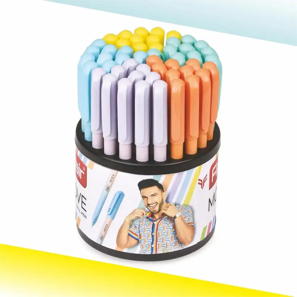 Flair Move Ball Pen | Ink Colour - Blue and Black - 50 - Ball Pens