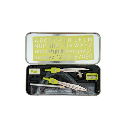 Flair Newton Mathematical Drawing Instruments Box - Geometry Box