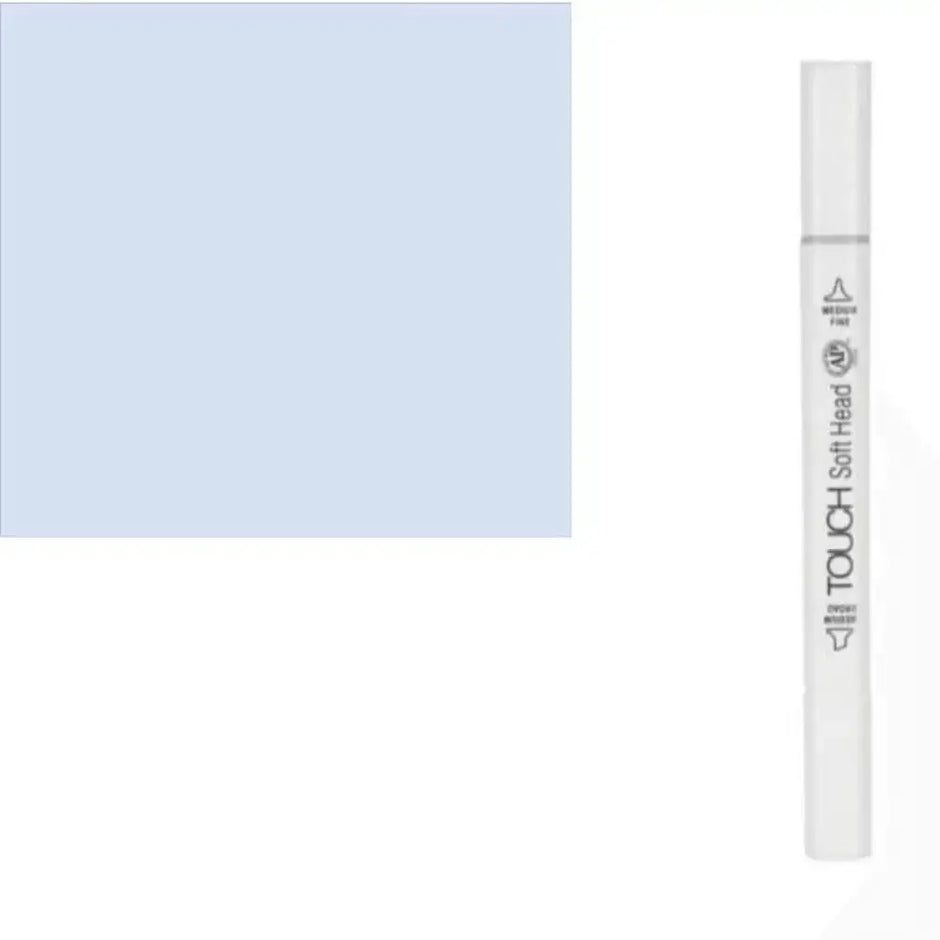 GifMor Colour Alcohol Art Markers | Dual Tip - Broad & Fine | Blue Shades - Pale Baby Blue - Calligraphy Pen