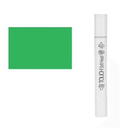 GifMor Colour Alcohol Art Markers | Dual Tip - Broad & Fine | Green Shades - Vivid Green - Calligraphy Pen