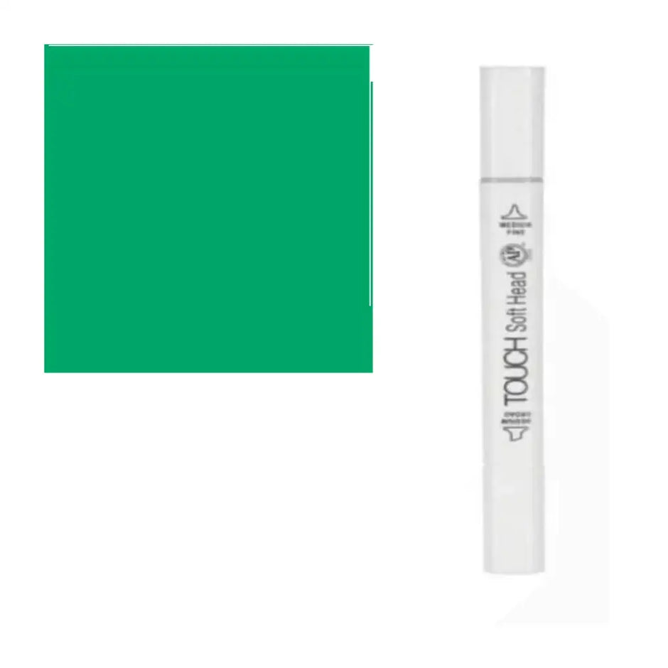 GifMor Colour Alcohol Art Markers | Dual Tip - Broad & Fine | Green Shades - Viridian - Calligraphy Pen