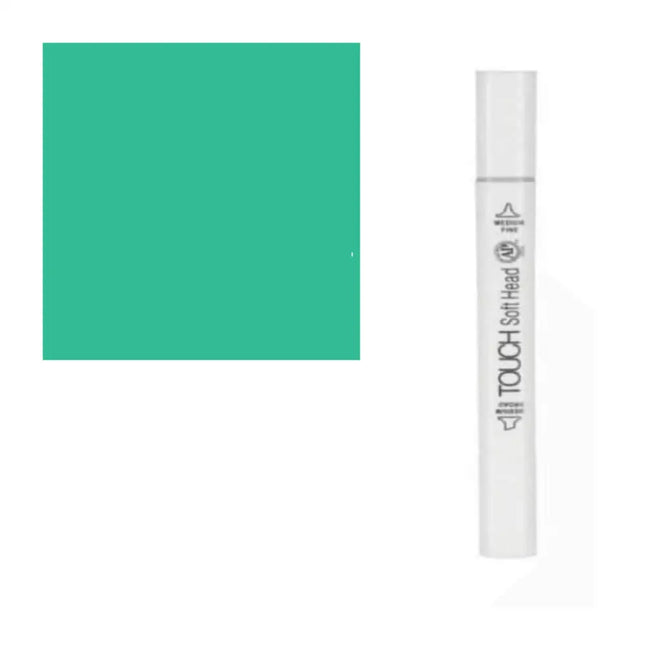 GifMor Colour Alcohol Art Markers | Dual Tip - Broad & Fine | Green Shades - Mint Green Light - Calligraphy Pen