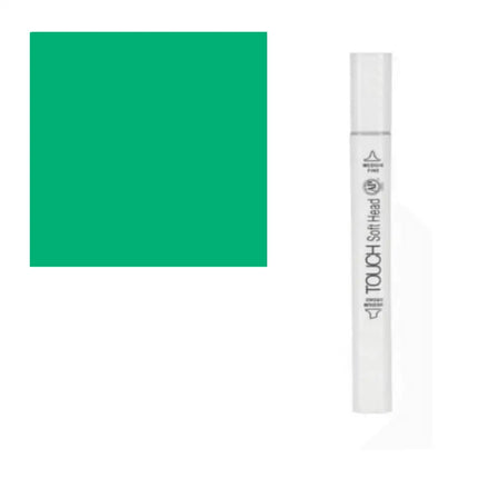 GifMor Colour Alcohol Art Markers | Dual Tip - Broad & Fine | Green Shades - Emerald Green - Calligraphy Pen