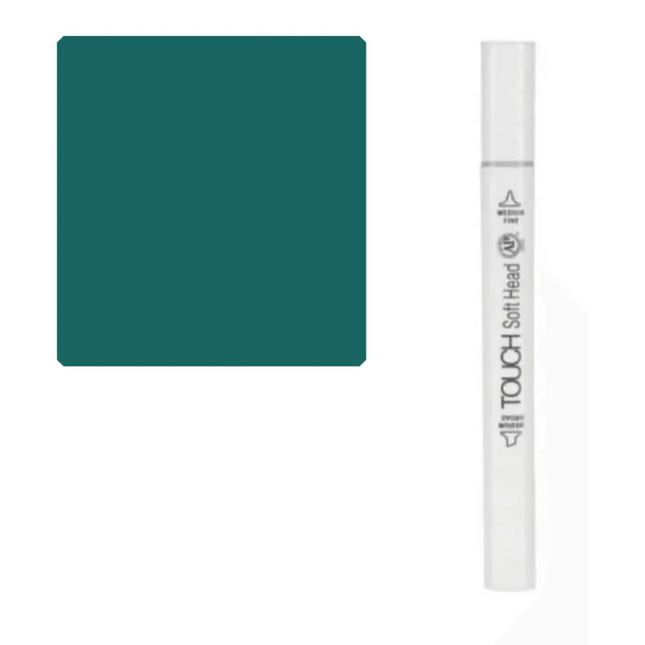 GifMor Colour Alcohol Art Markers | Dual Tip - Broad & Fine | Green Shades - Forest Green - Calligraphy Pen