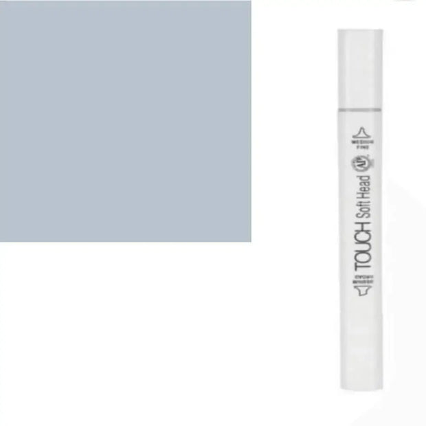 GifMor Colour Alcohol Art Markers | Dual Tip - Broad & Fine | Grey Shades - BG3 Blue Grey - Calligraphy Pen