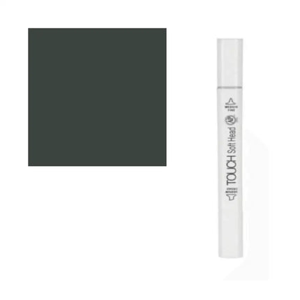 GifMor Colour Alcohol Art Markers | Dual Tip - Broad & Fine | Grey Shades - GG7 Green Grey - Calligraphy Pen