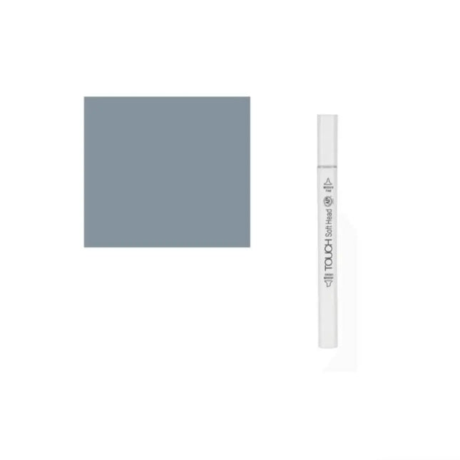 GifMor Colour Alcohol Art Markers | Dual Tip - Broad & Fine | Grey Shades - BG5 Blue Grey - Calligraphy Pen