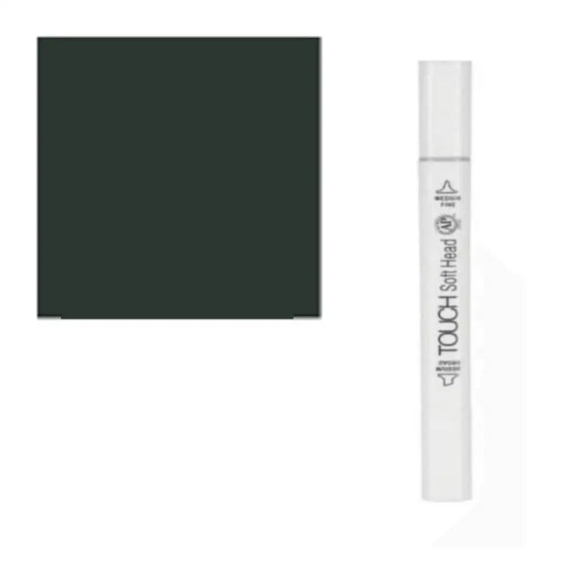 GifMor Colour Alcohol Art Markers | Dual Tip - Broad & Fine | Grey Shades - GG9 Green Grey - Calligraphy Pen