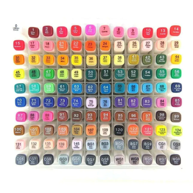 GifMor Colour Alcohol Art Markers | Dual Tip - Broad & Fine |Orange Shades - Calligraphy Pen