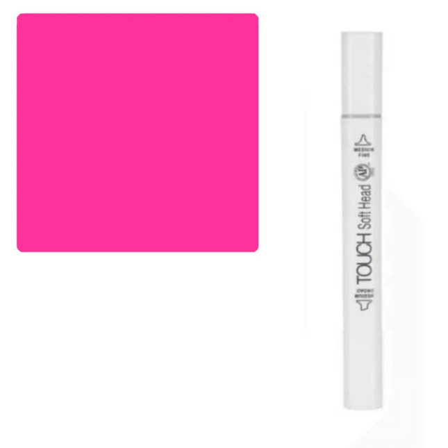 GifMor Colour Alcohol Art Markers | Dual Tip - Broad & Fine | Pink Shades - Vivid Pink - Calligraphy Pen