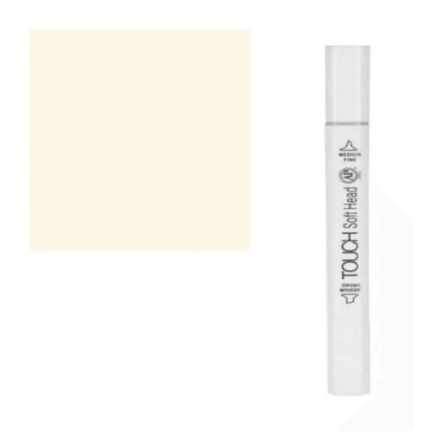 GifMor Colour Alcohol Art Markers | Dual Tip - Broad & Fine | White Shades - Milky White - Calligraphy Pen