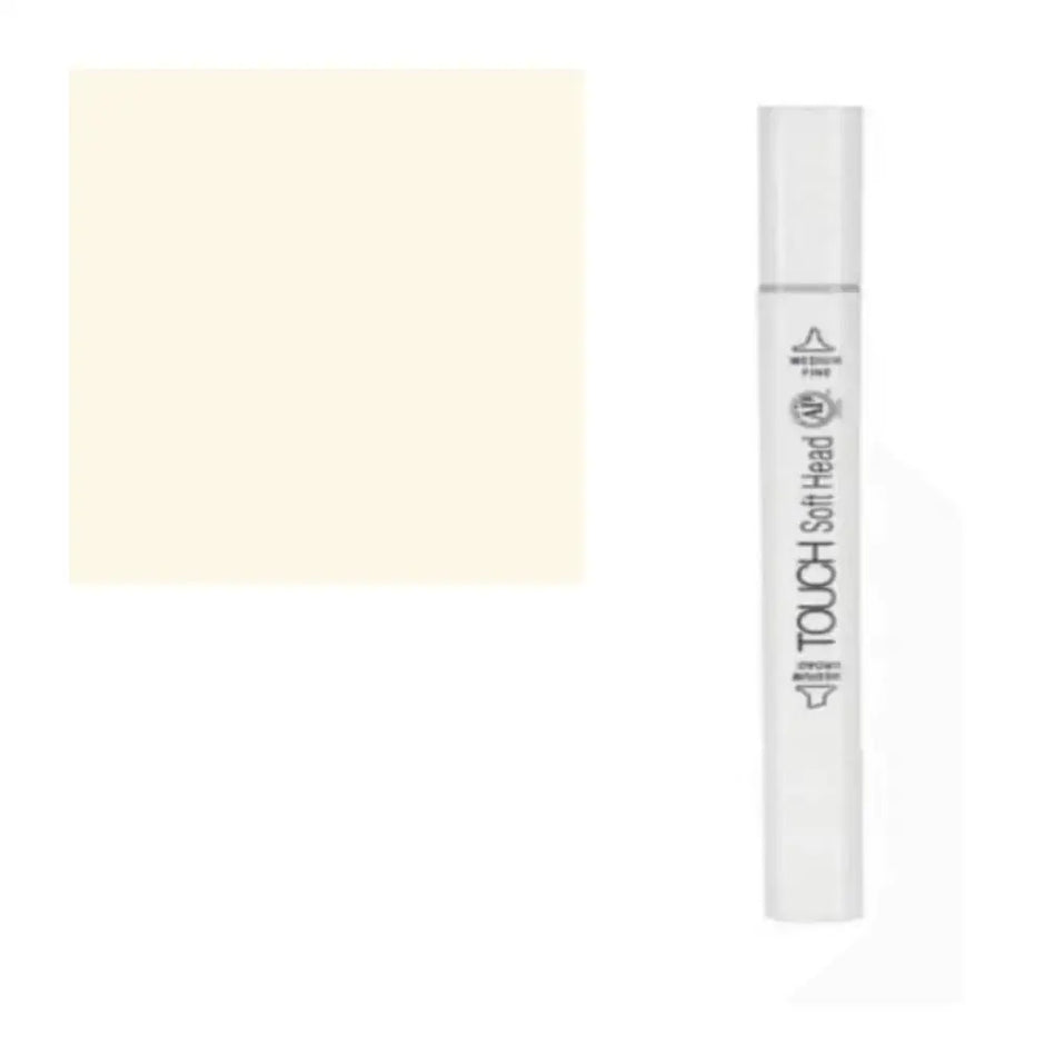 GifMor Colour Alcohol Art Markers | Dual Tip - Broad & Fine | White Shades - Milky White - Calligraphy Pen