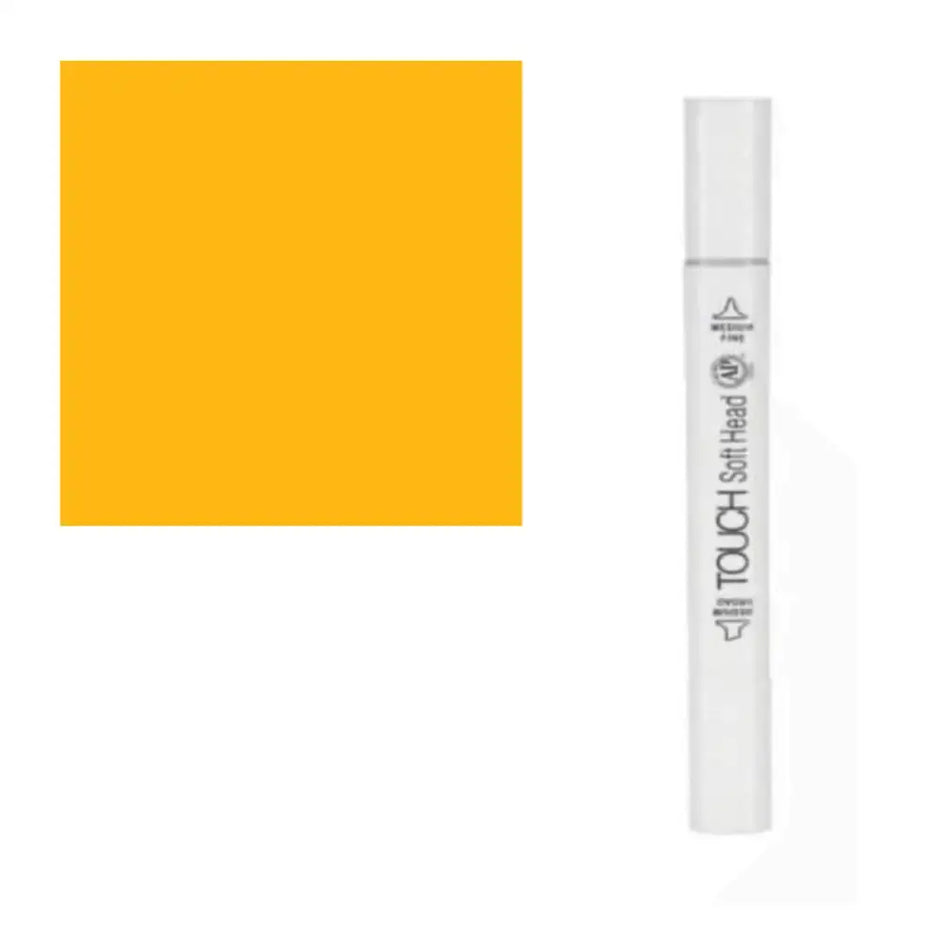 GifMor Colour Alcohol Art Markers | Dual Tip - Broad & Fine | Yellow Shades - Melon Yellow - Calligraphy Pen